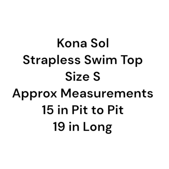 2 Swim Tops Women's Size S Strapless + Tankini Hawaiian Print EUC - Picture 9 of 9